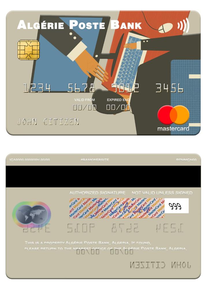 Algeria Algerie Poste Bank mastercard